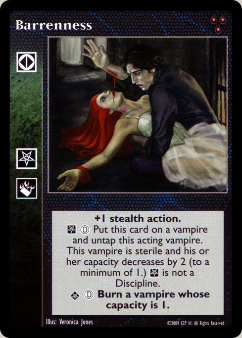 Barrenness [HttB set] - VTES CCG