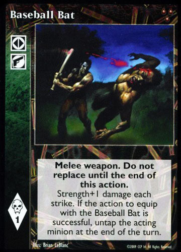Baseball Bat [HttB set] - VTES CCG - Vampire:The Eternal Struggle - Heirs to the Blood - Anglais (EN) - OCCASION
