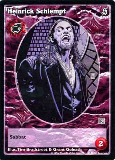 Heinrick Schlempt [Sabbat set] - VTES CCG