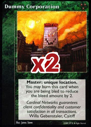Dummy Corporation [HttB set] - VTES CCG