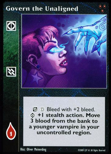 Govern the Unaligned [HttB set] - VTES CCG