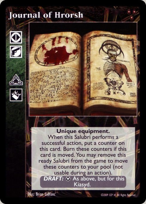 Journal of Hrorsh [HttB set] - VTES CCG