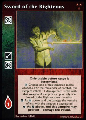 Sword of the Righteous [HttB set] - VTES CCG
