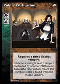 Public Vilification [DM set] - VTES CCG