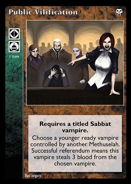 Public Vilification [DM set] - VTES CCG