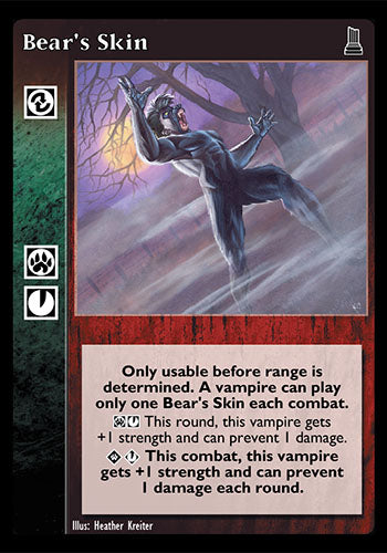 Bear's Skin [TU set] - VTES CCG
