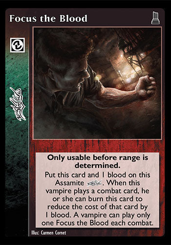 Focus the Blood [TU set] - VTES CCG