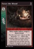 Focus the Blood [TU set] - VTES CCG