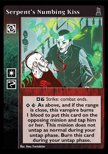 Serpent's Numbing Kiss [TU set] - VTES CCG