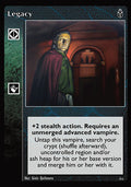 Legacy [AU set] - VTES CCG