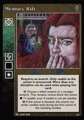 Memory Rift [AU set] - VTES CCG