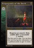 Propaganda of the Deed [AU set] - VTES CCG