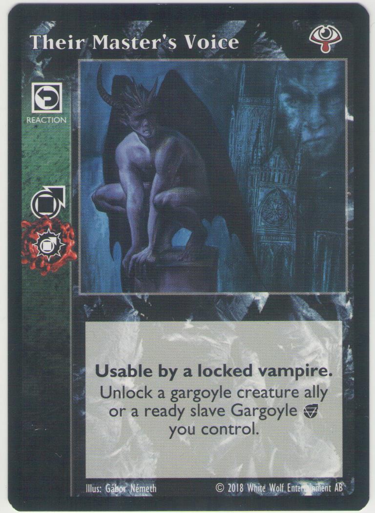 Their Master's Voice [LK set] - VTES CCG