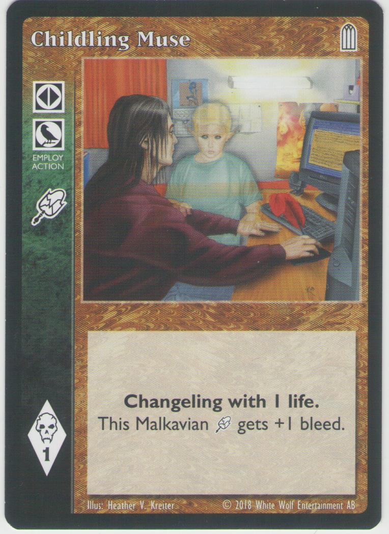 Childling Muse [KoT Reprint 1 set] - VTES CCG