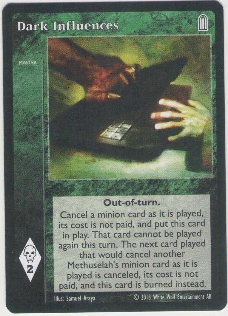 Dark Influences [KoT Reprint 1 set] - VTES CCG