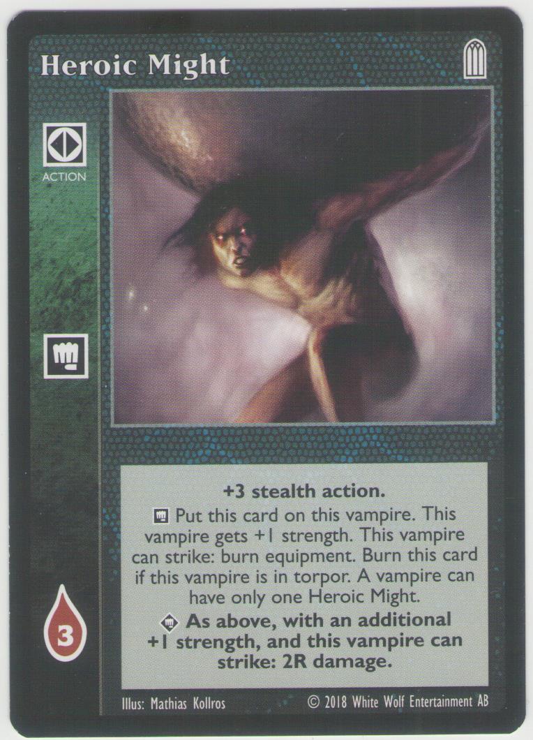 Heroic Might [KoT Reprint 1 set] - VTES CCG