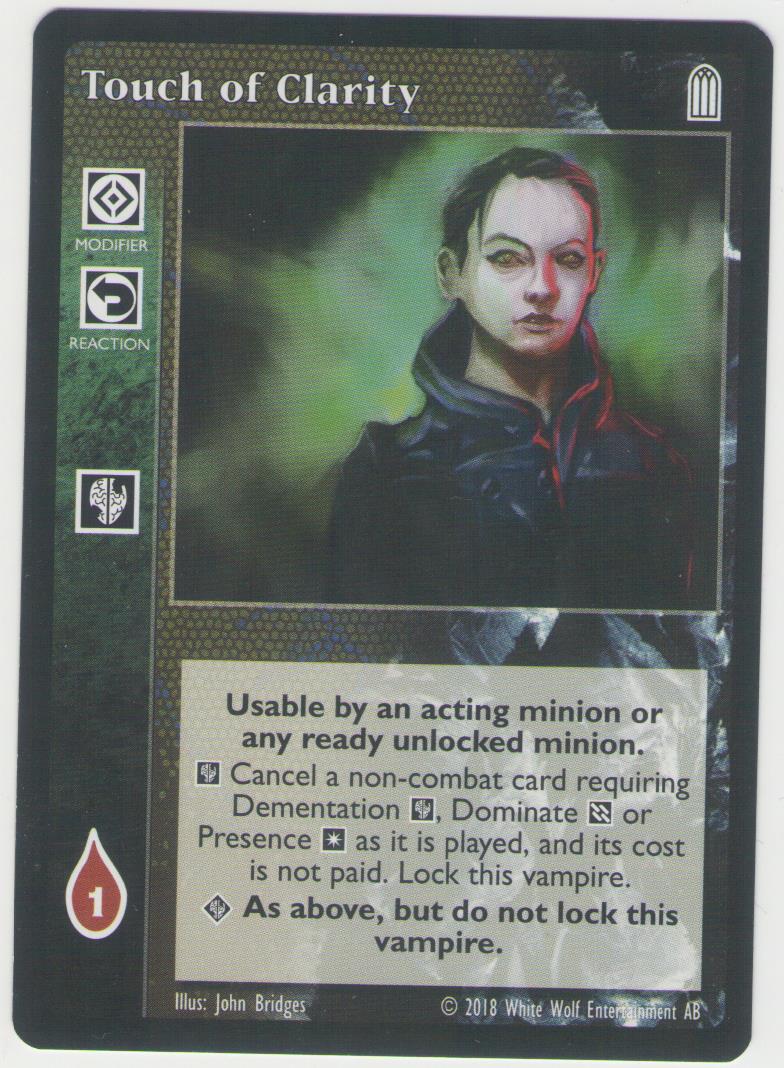 Touch of Clarity [KoT Reprint 1 set] - VTES CCG