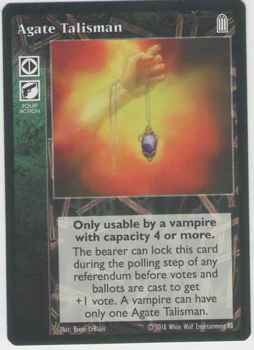 Agate Talisman [KoT Reprint 2 set] - VTES CCG