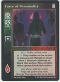 Force of Personality [KoT Reprint 2 set] - VTES CCG