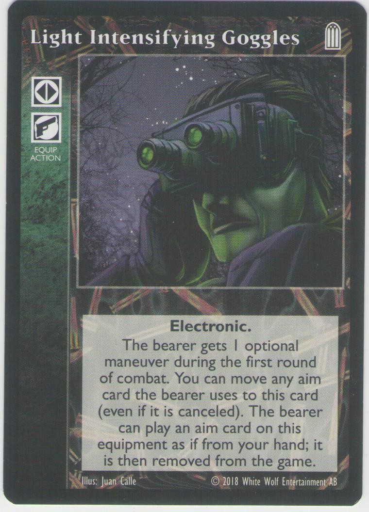 Light Intensifying Goggles [KoT Reprint 2 set] - VTES CCG
