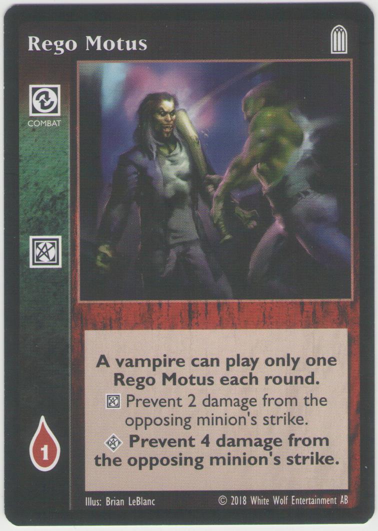 Rego Motus [KoT Reprint 2 set] - VTES CCG