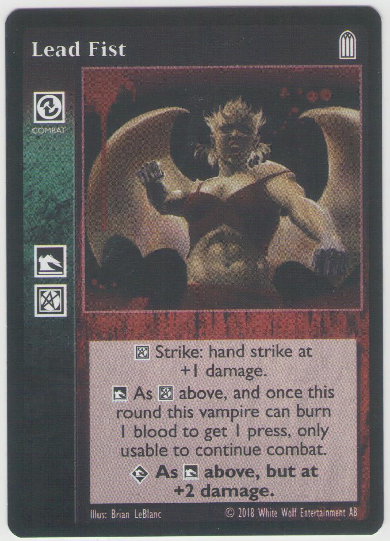 Lead Fist [HttB Reprint 1 set] - VTES CCG