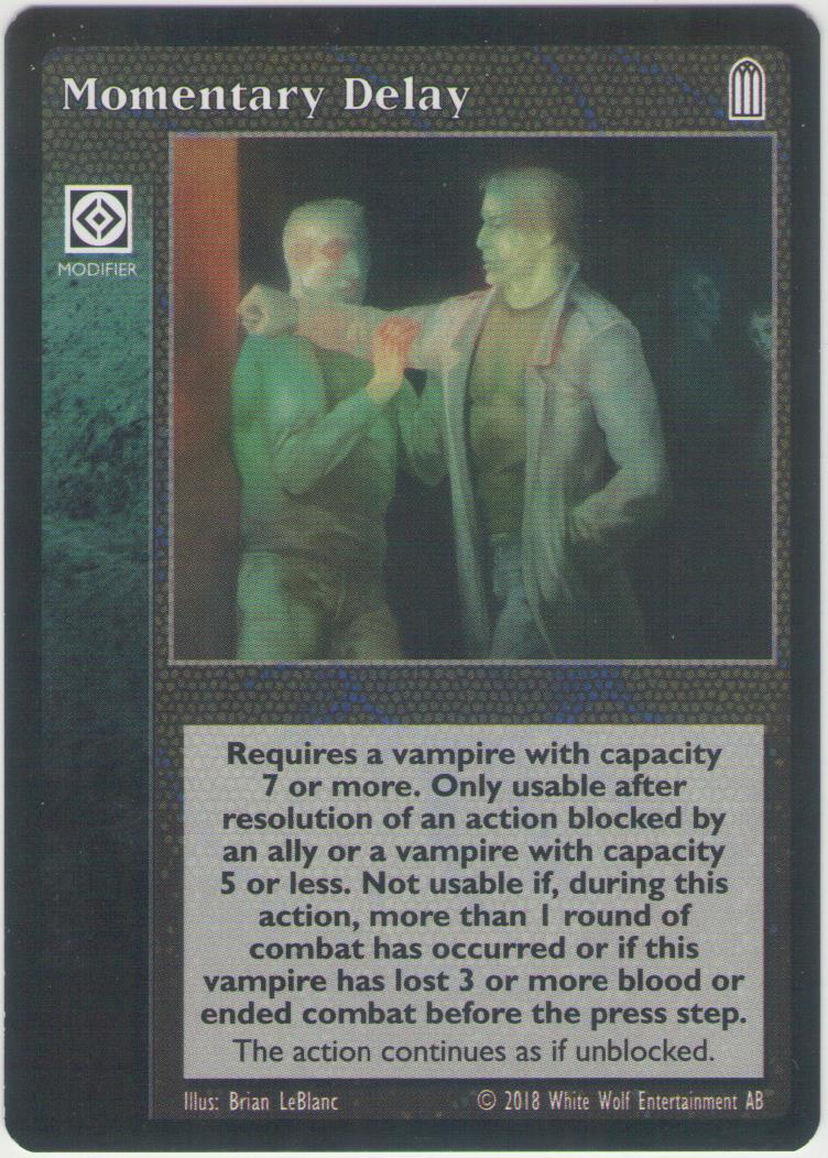 Momentary Delay [HttB Reprint 1 set] - VTES CCG