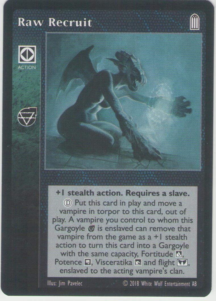 Raw Recruit [HttB Reprint 1 set] - VTES CCG