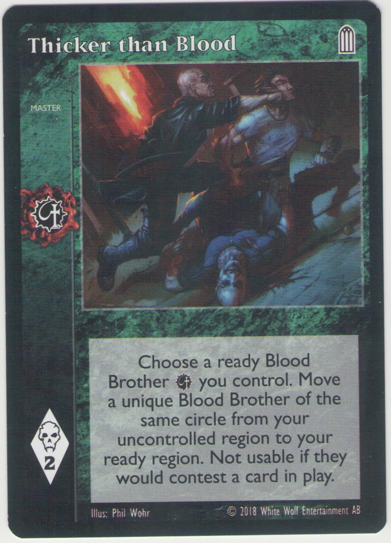 Thicker than Blood [HttB Reprint 1 set] - VTES CCG