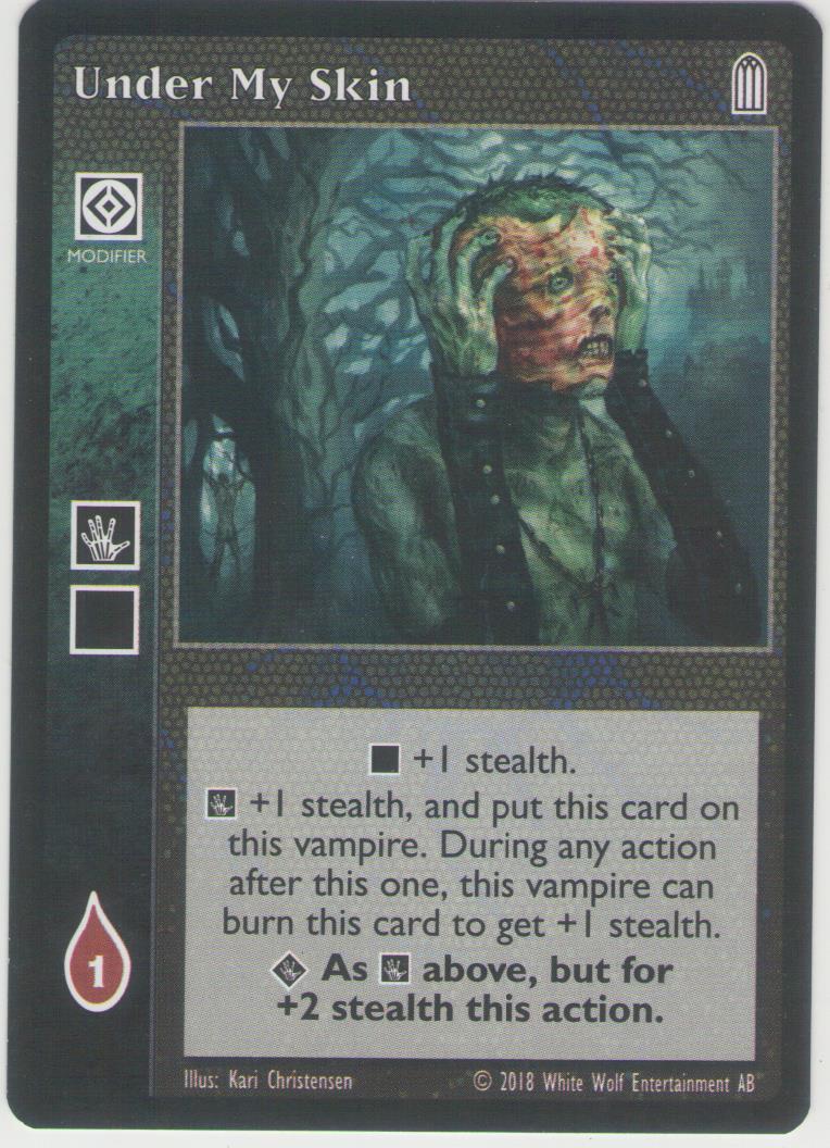 Under My Skin [HttB Reprint 1 set] - VTES CCG