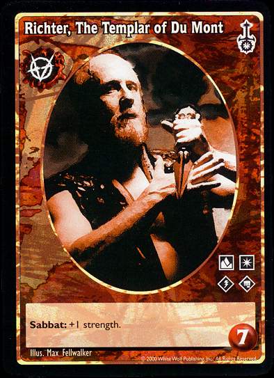 Richter, The Templar of Du Mont [SW set] - VTES CCG