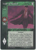 Code of Samiel [HttB Reprint 2 set] - VTES CCG