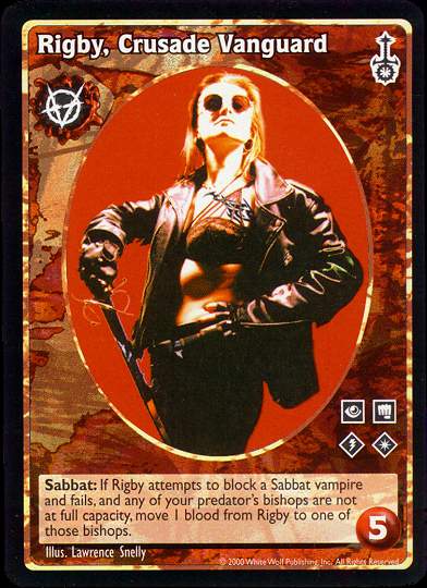 Rigby, Crusade Vanguard [SW set] - VTES CCG