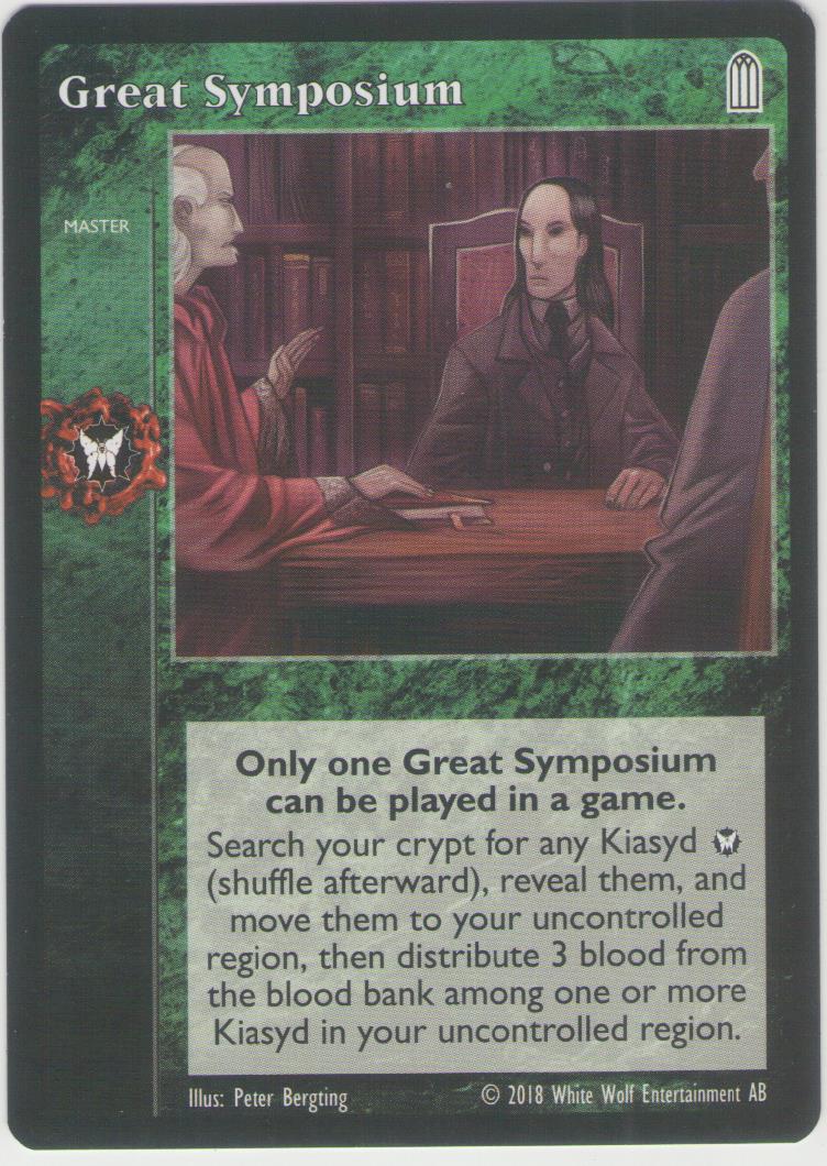 Great Symposium [HttB Reprint 2 set] - VTES CCG