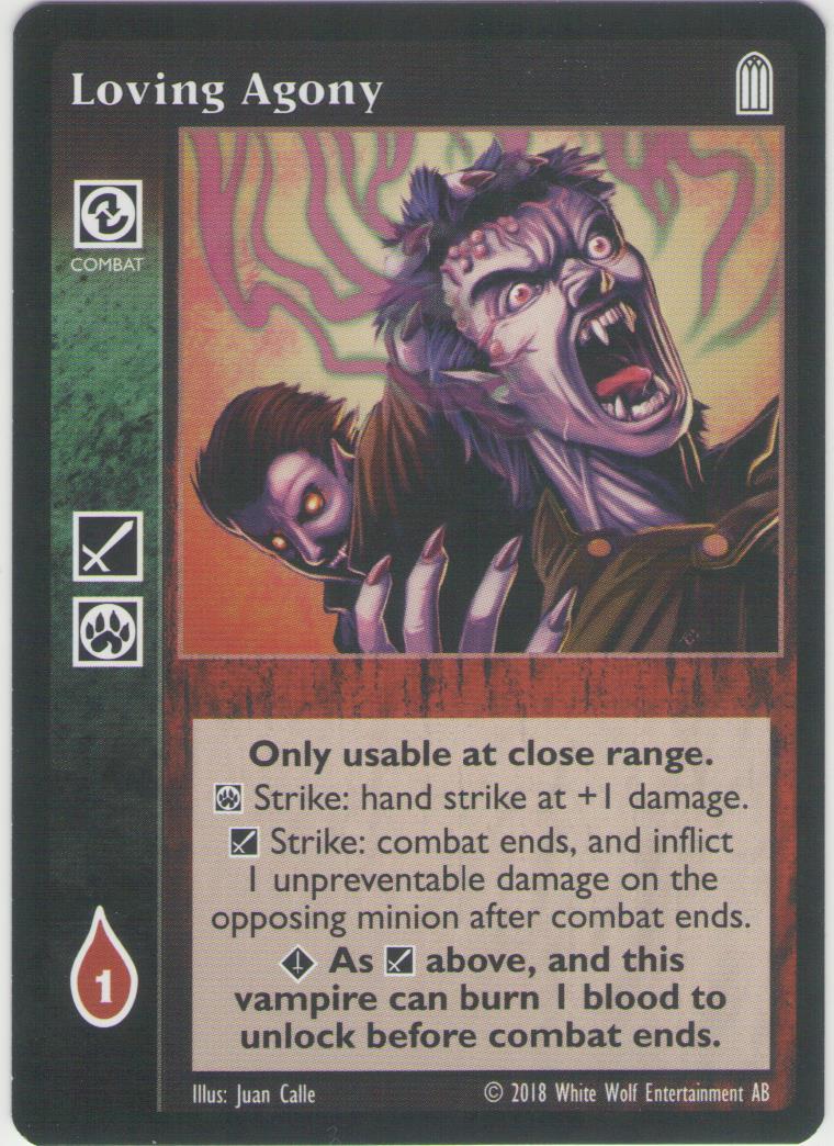 Loving Agony [HttB Reprint 2 set] - VTES CCG