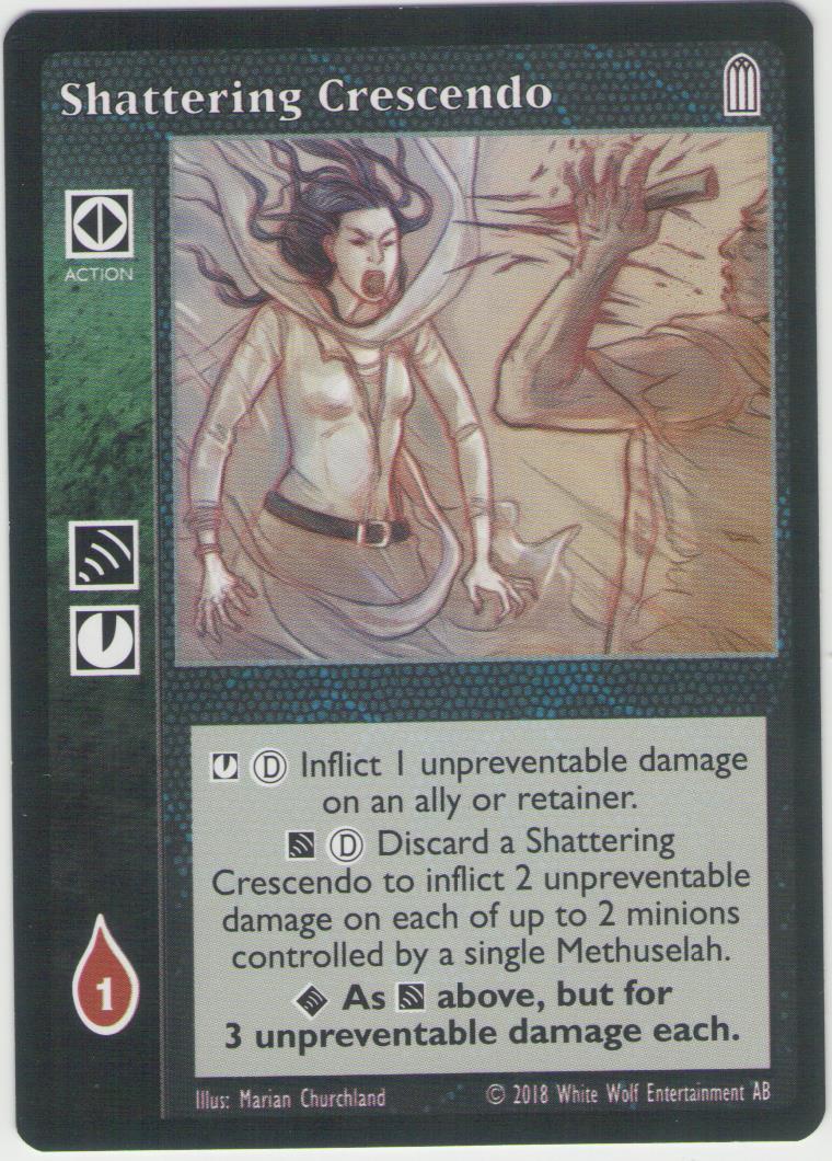 Shattering Crescendo [HttB Reprint 2 set] - VTES CCG