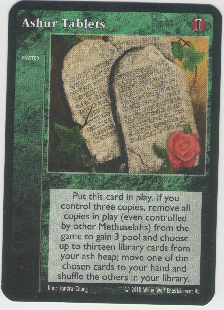 Ashur Tablets [Anthology Reprint 1 set] - VTES CCG