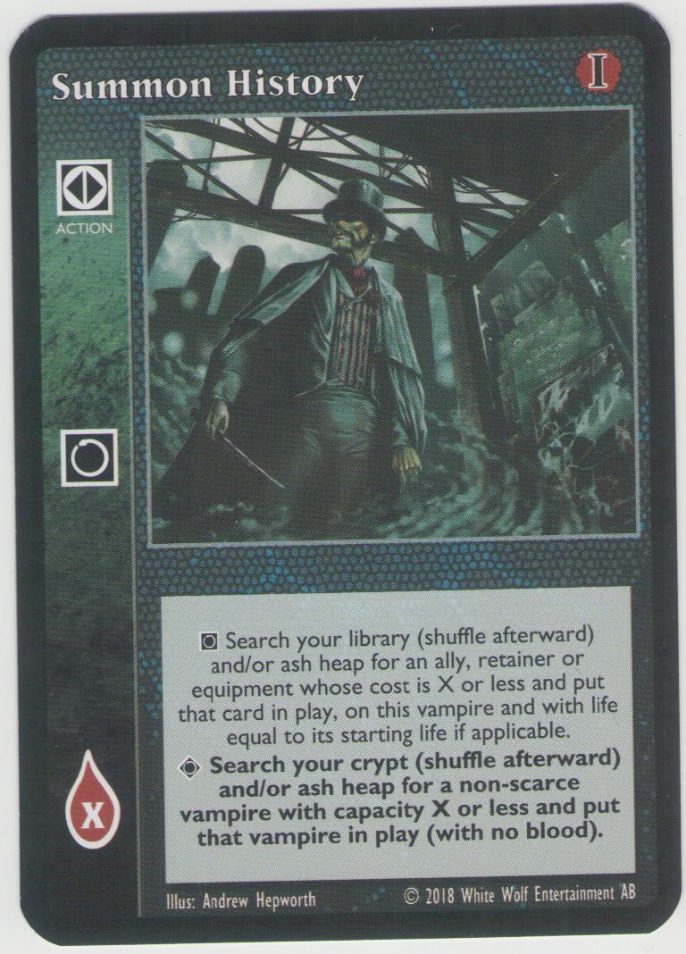 Summon History [Anthology Reprint 1 set] - VTES CCG