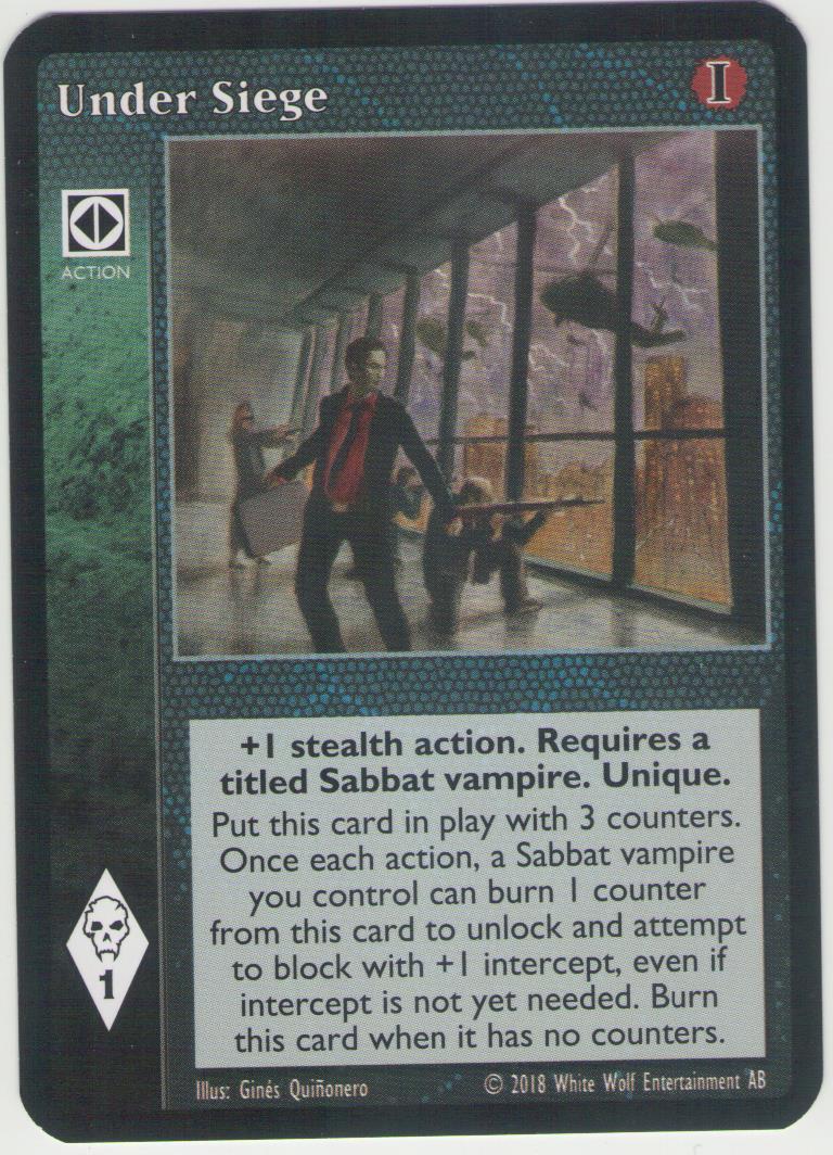 Under Siege [Anthology Reprint 1 set] - VTES CCG