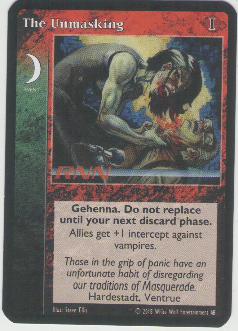 The Unmasking [Anthology Reprint 1 set] - VTES CCG