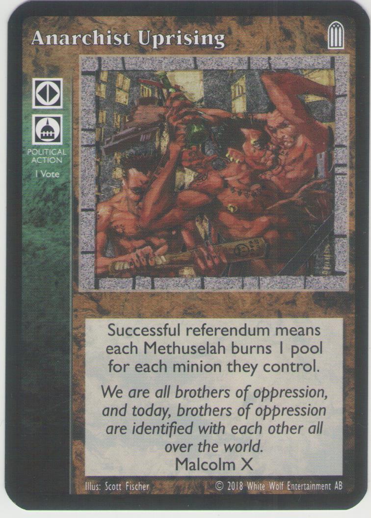 Anarchist Uprising [SP set] - VTES CCG