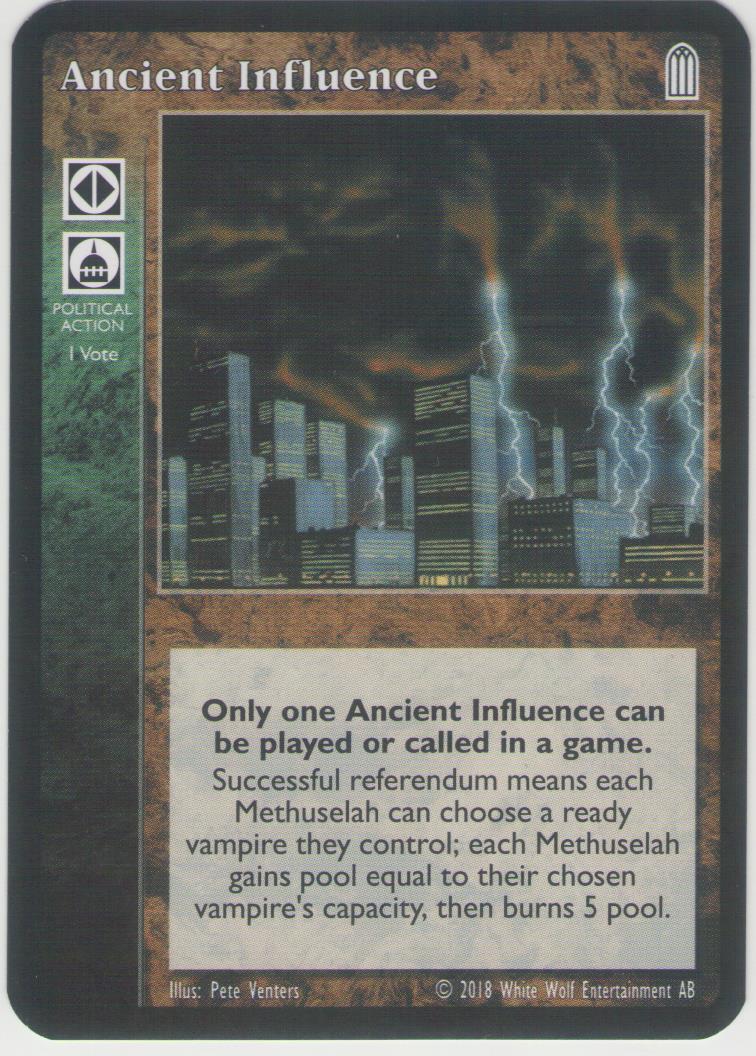 Ancient Influence [SP set] - VTES CCG