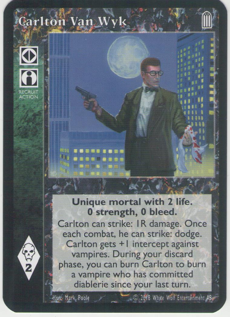 Carlton Van Wyk [SP set] - VTES CCG