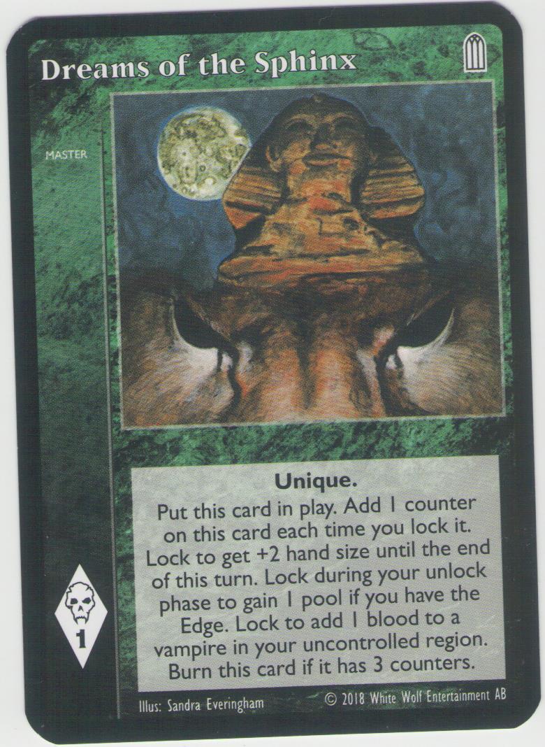 Dreams of the Sphinx [SP set] - VTES CCG
