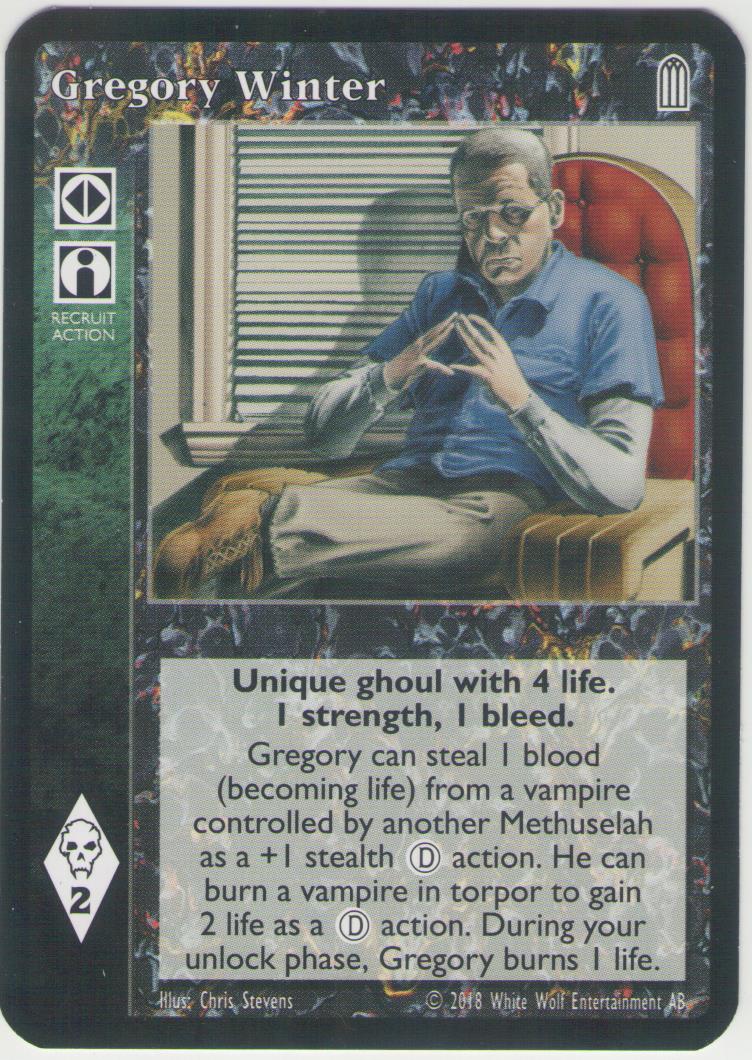 Gregory Winter [SP set] - VTES CCG