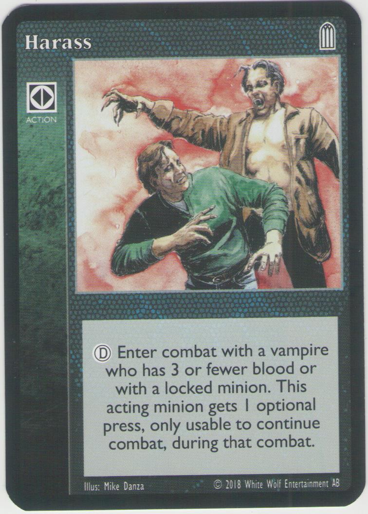 Harass [SP set] - VTES CCG