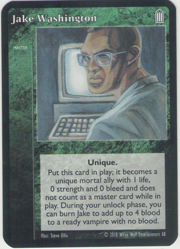Jake Washington [SP set] - VTES CCG
