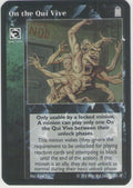 On the Qui Vive [SP set] - VTES CCG