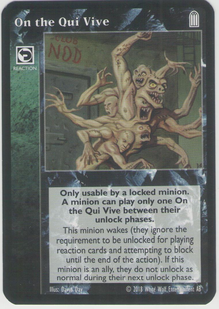 On the Qui Vive [SP set] - VTES CCG