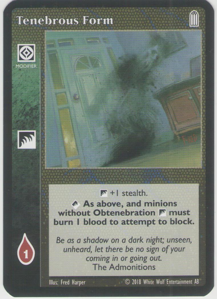 Tenebrous Form [SP set] - VTES CCG